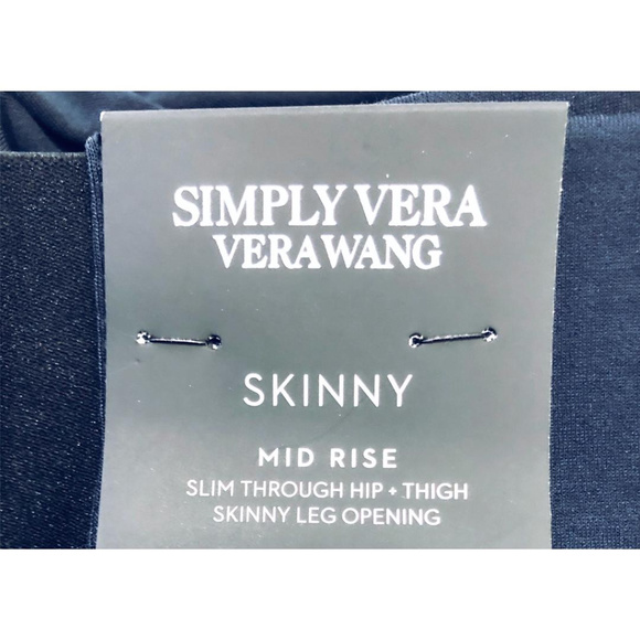 SOLD Simply Vera Wang High Waisted Skinny Pants - Picture 5 of 7